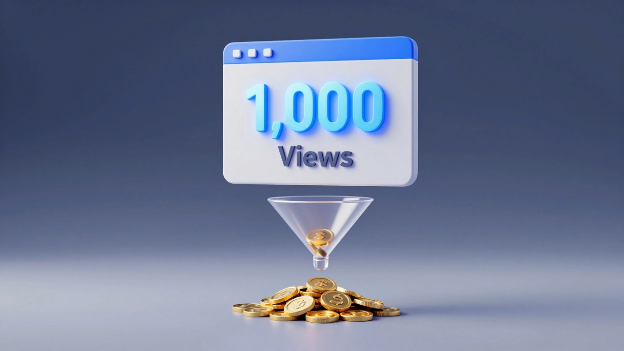 How Much Money Per 1000 Views on a Blog? (2026 Realistic Breakdown)