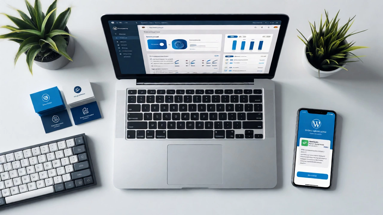 Organized desk setup symbolizing specialized WordPress consulting